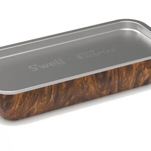 S’well x New Chapter Vitamin Case/ pill case – Teakwood